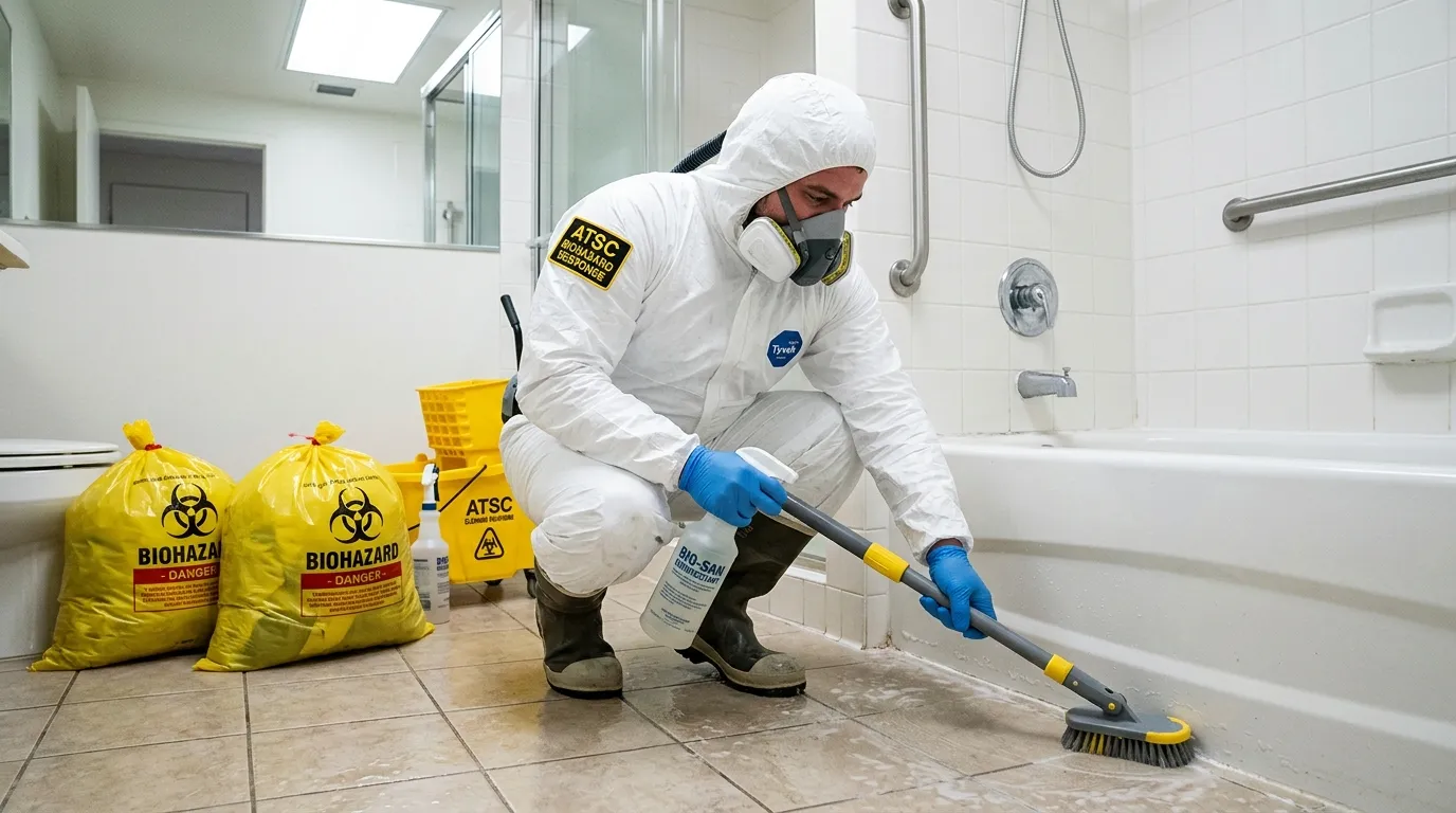 Decontamination equipment deployed for Blood Cleanup in Archdale